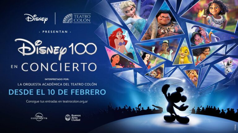 El Teatro Colón y Disney presentaron Disney 100 en concierto, el show que emocionó al público con canciones icónicas y gran despliegue de artistas.