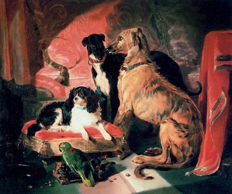 La etiqueta Victoriana y los perros…