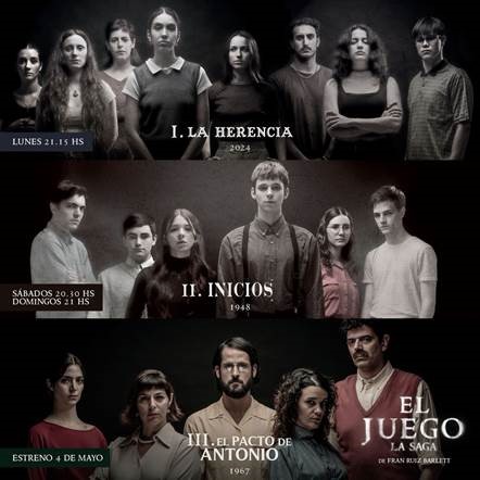EL JUEGO, completa la trilología de teatro de terror