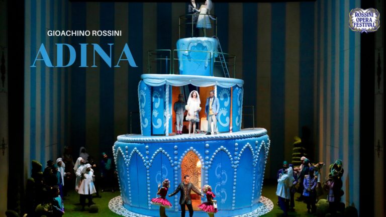 ADINA,  Torta Nupcial y Ópera en Pesaro, el Postre Rossiniano Más Divertido (con video de la función)