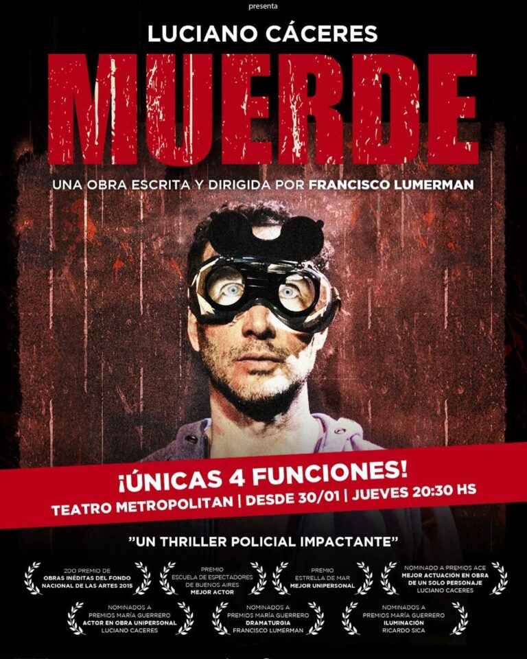 Muerde: La excelencia de Luciano Cáceres en un mar de contradicciones