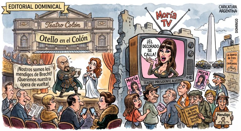 Crónica de la decadencia chic: entre Moria, el Colón y la ópera del proletariado
