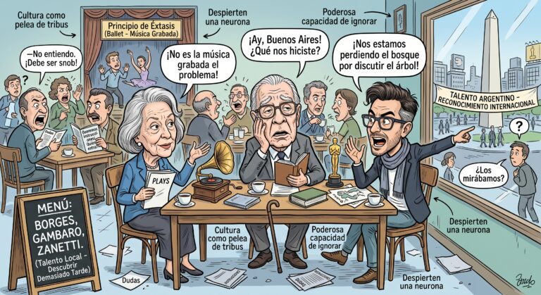 Buenos Aires, Borges y la neurona en huelga